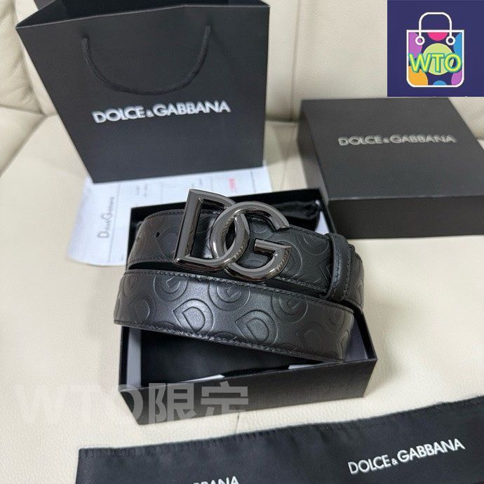 GW値下げ！希少品）DOLCE&GABBANA星座（水瓶座）のレザーベルト 40mmSFベルト(85 ブラウン): ファッション雑貨｜Right-on