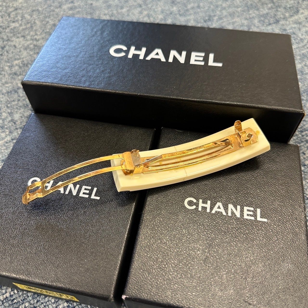 CHANEL シャネル カメリア ココマーク バレッタ 03P CHANEL シャネル カメリア ココマーク バレッタ 03P 936 CHANEL