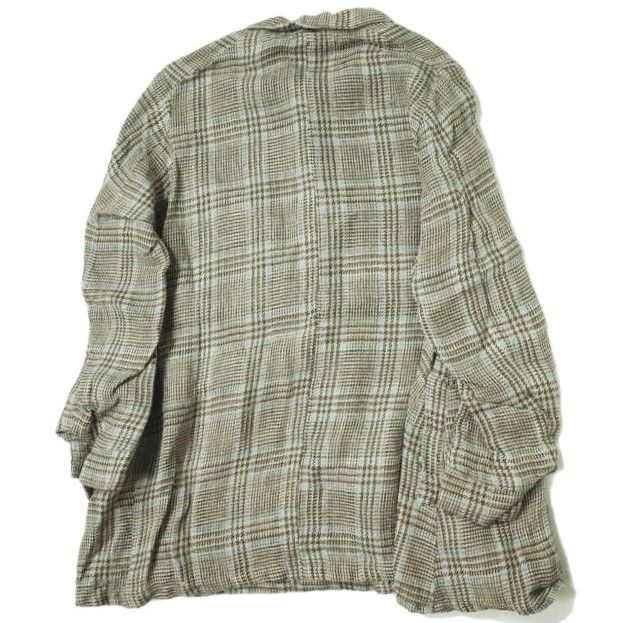 約565cm袖丈ANATOMICA アナトミカ フランス製 ARTHUR - LINEN PLAID