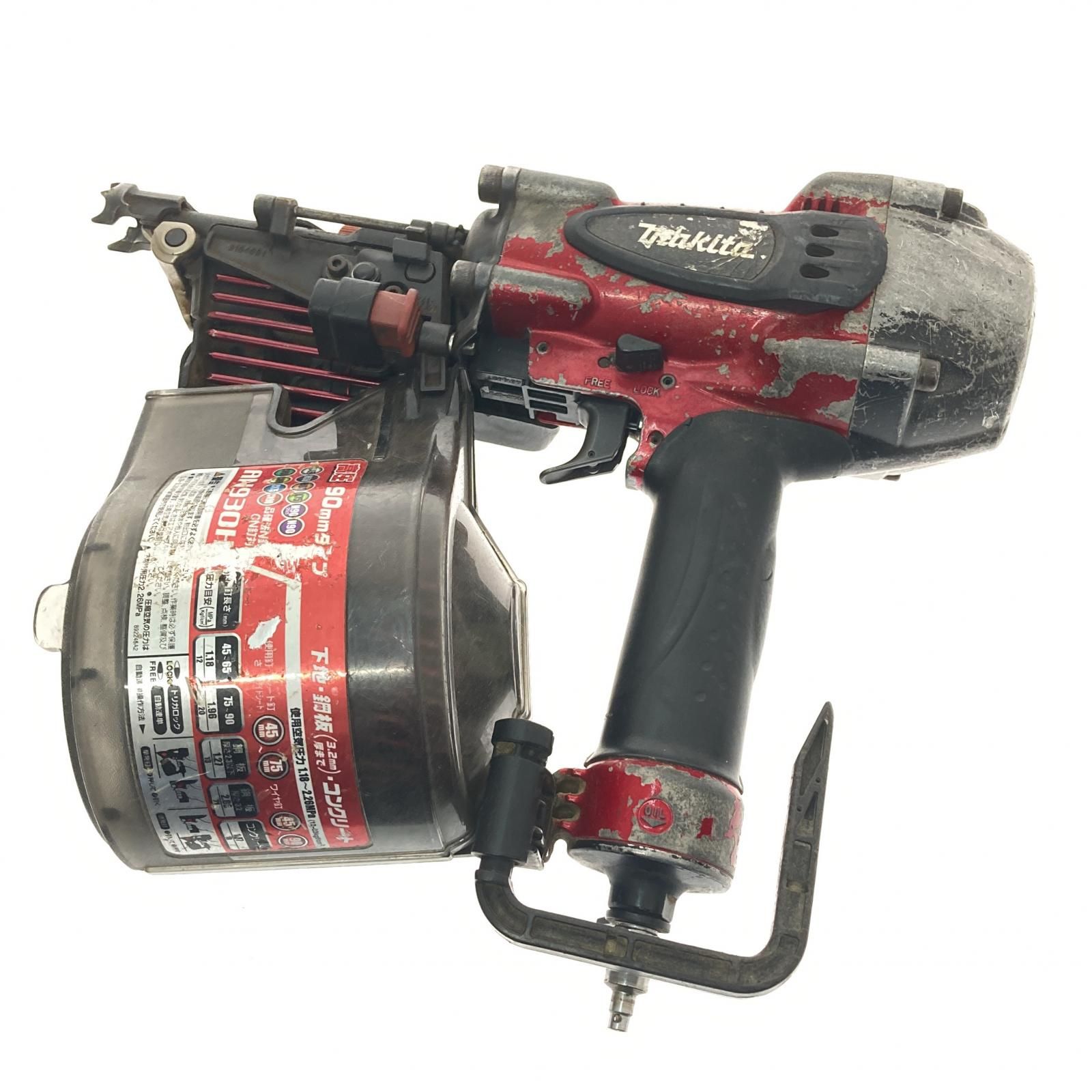 □□MAKITA マキタ 90ｍｍ高圧エア釘打 AN930H