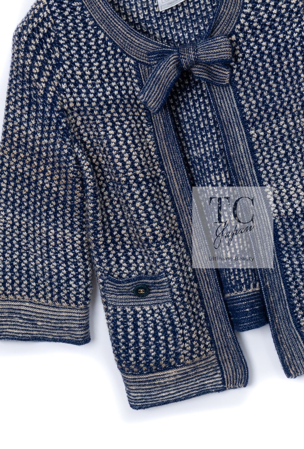 CHANEL - シャネル トップス CHANEL アイボリー ベージュ ルサージュ ウール カシミヤ チュニック カール・ラガーフェルド作品 超美品 38 シャネル ジャケット CHANEL パープル マルチカラー ミックス
