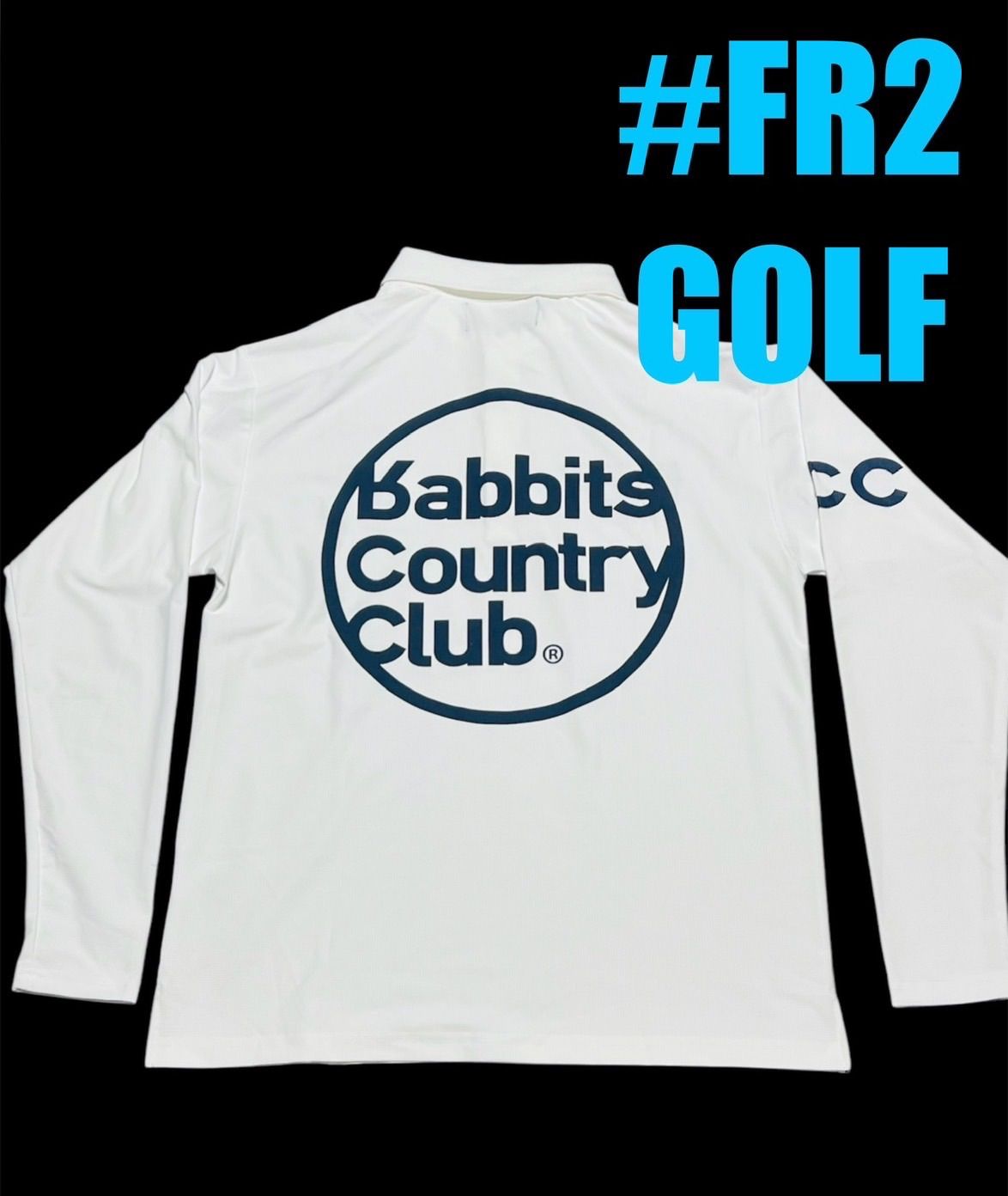 新品未使用】 #FR2 GOLF 長袖ポロシャツ Rabbits Country Club サイズ