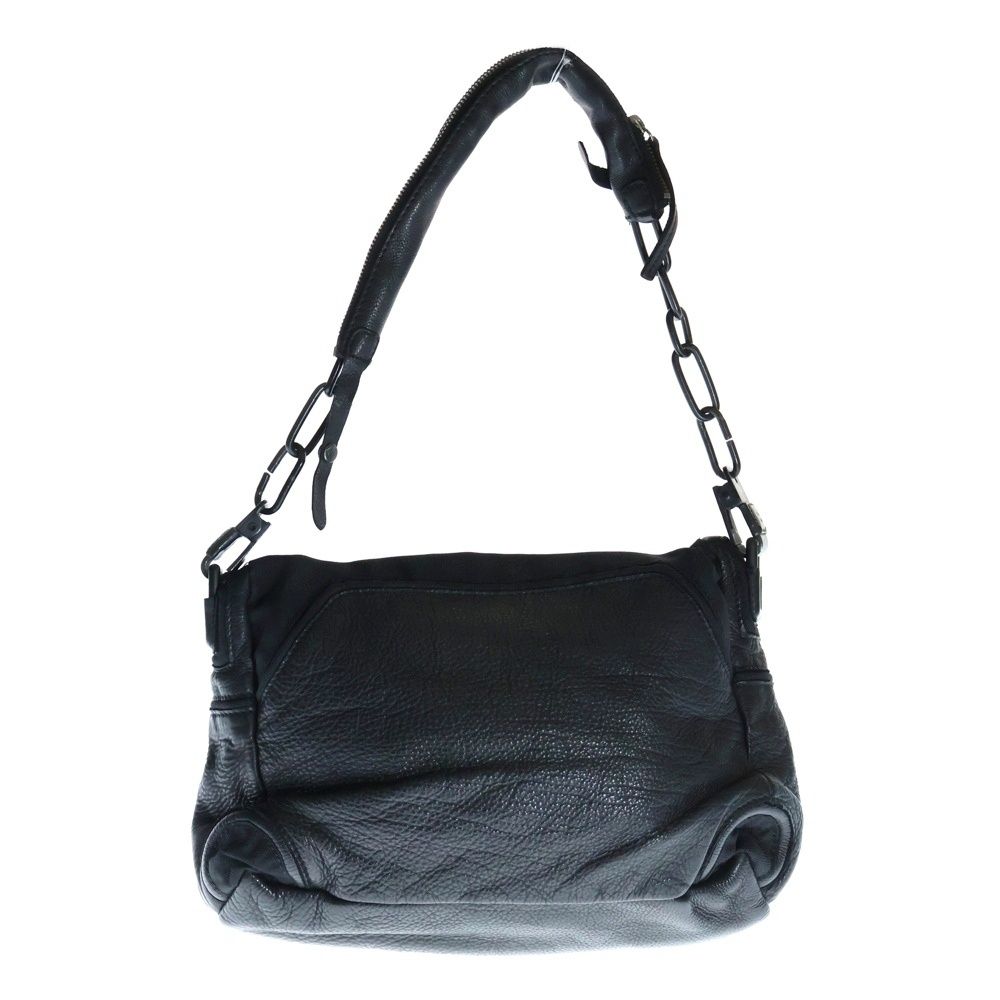 DIESEL (ディーゼル) レザー ショルダーバッグ 黒 2wayバッグ