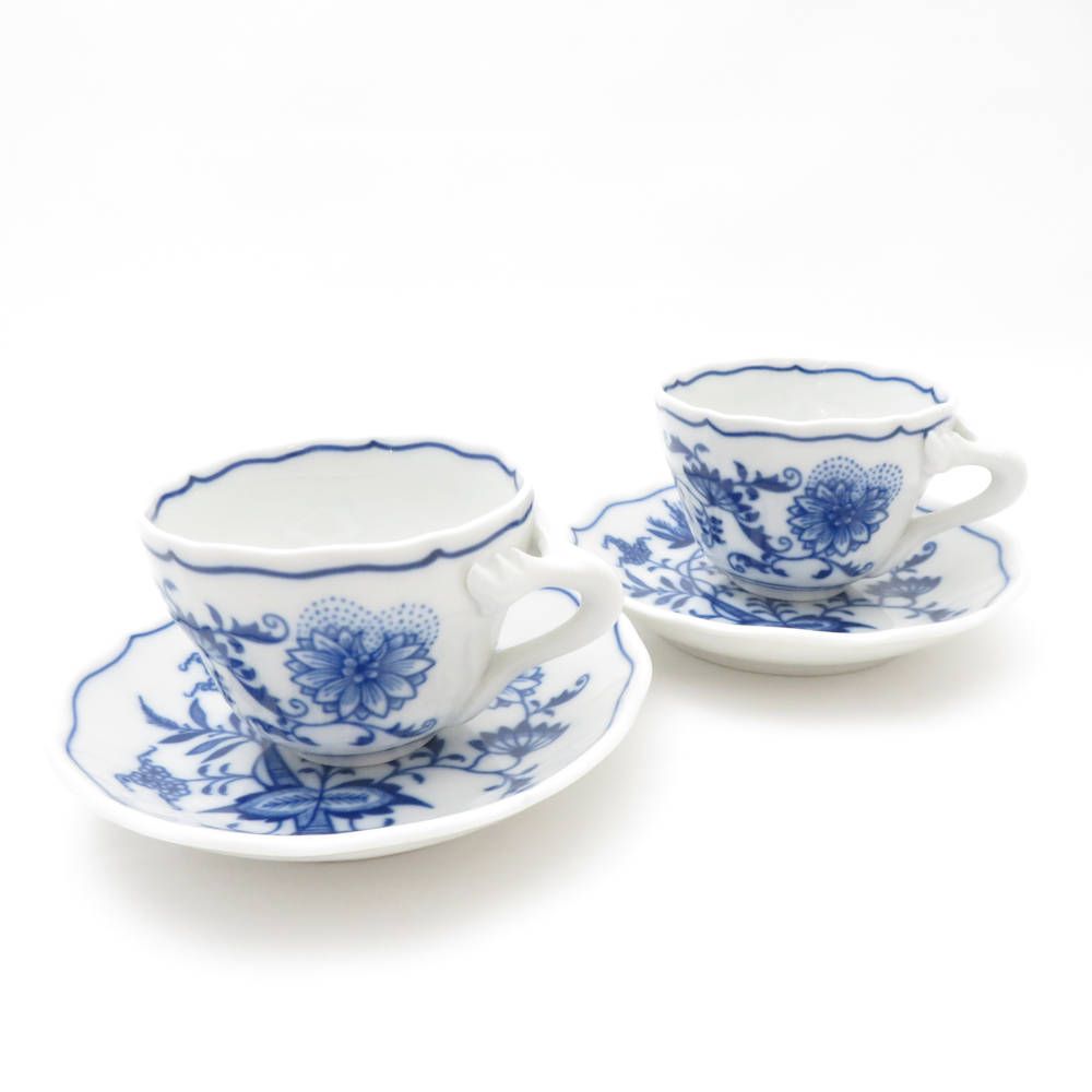 未使用 カールスバード ボヘミア ブルーオニオン 16点 ティーセット カールスバード ブルーオニオン ティーセット16点 カールスバード