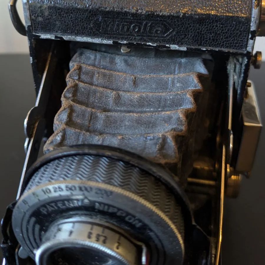 ミノルタ セミパール 蛇腹式カメラ