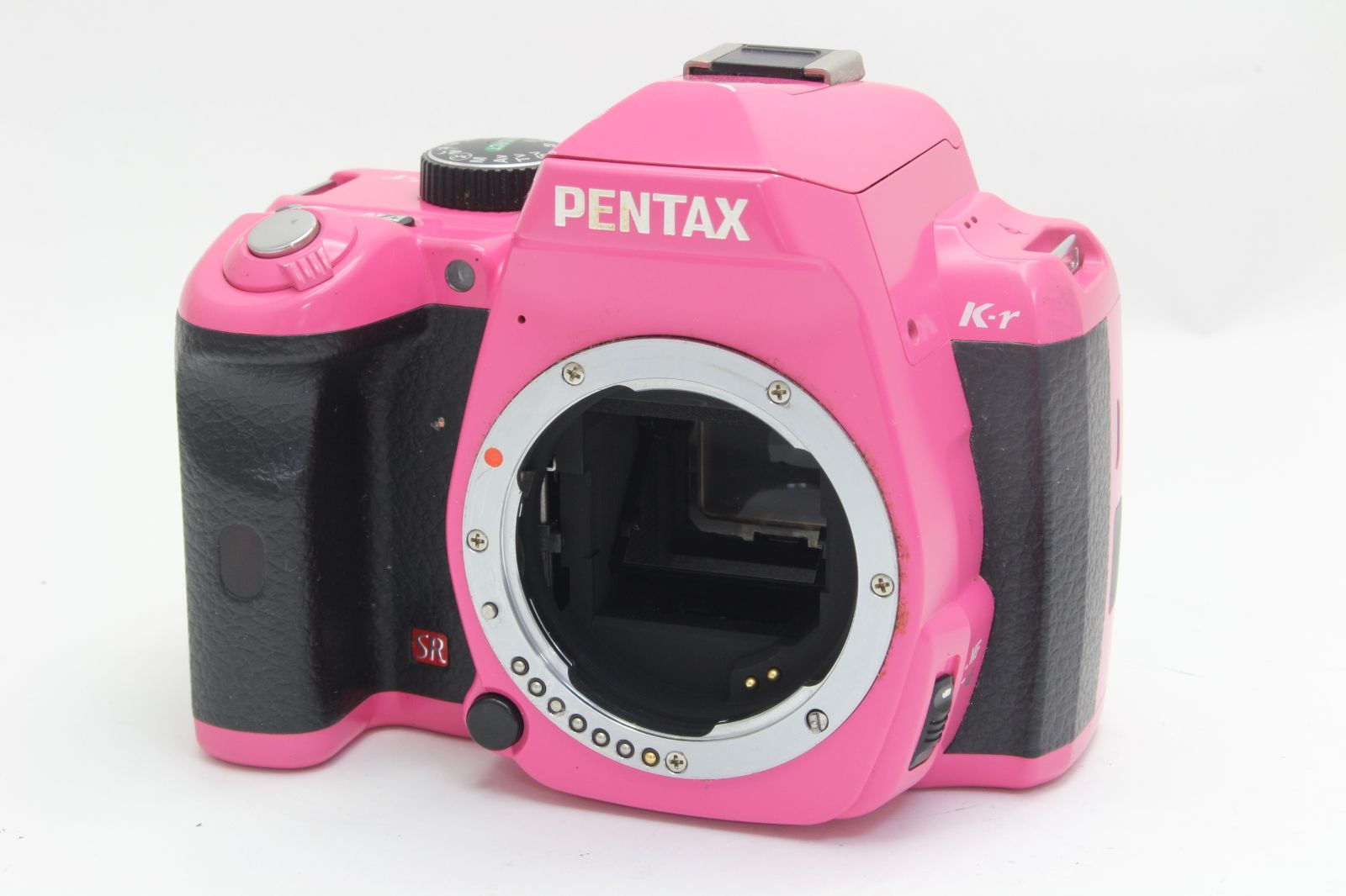 D (一部難あり) PENTAX ペンタックス K-r ピンク 18-55mm レンズ