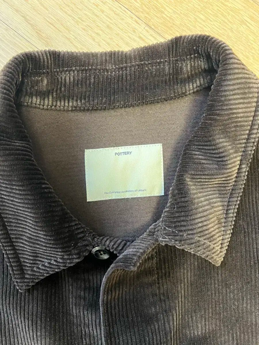 ポッタリー ブラウン コーデュロイ トラッカー ジャケット 4サイズ