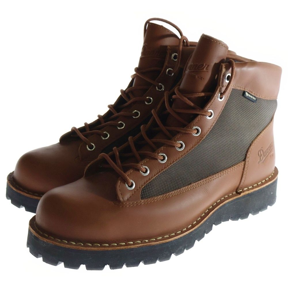 Danner ブラウンレザー ハイカットブーツ DANNER (ダナー) DANNER FIELD ダナーフィールド ウォーター