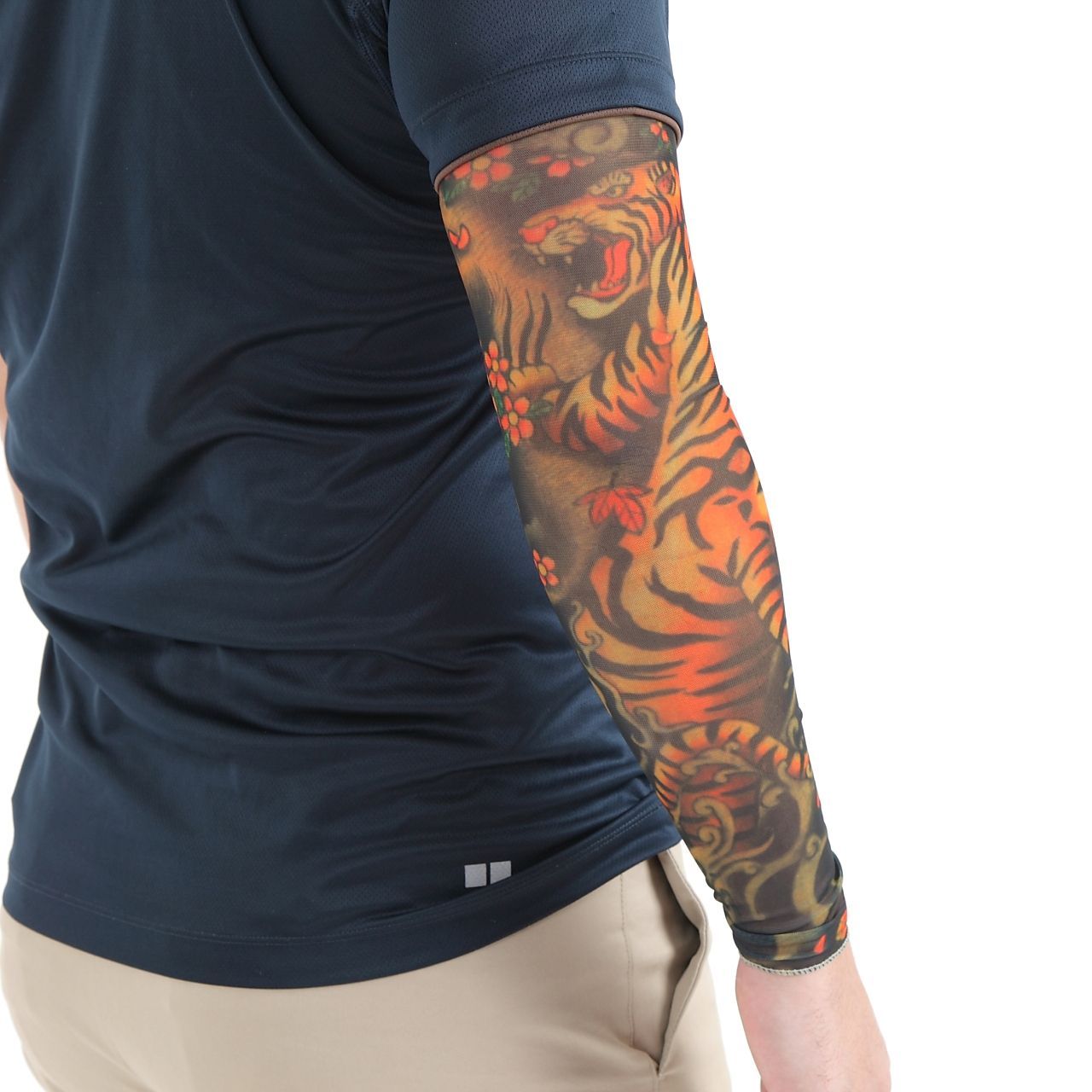 最大42%OFFクーポン 2枚 タトゥースリーブ トラ 虎 TATTOO SLEEVE 両腕