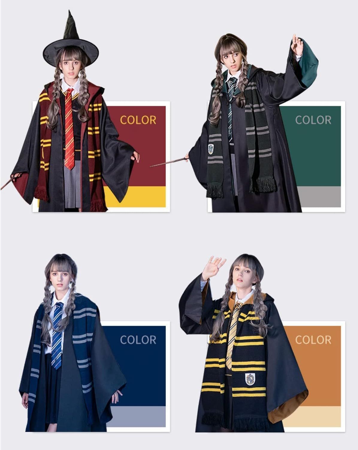 ハリーポッター 新品 コスプレ レイブンクロー ローブ &ネクタイセット XS 数量限定】ロープ 衣装 ネクタイ付き 単品 コスプレ グリフィン