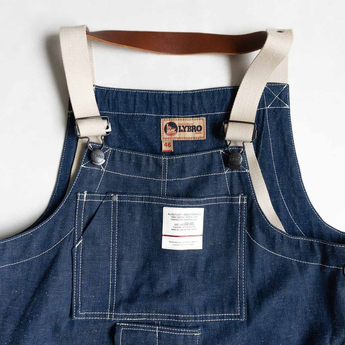 極美品】 NIGEL CABOURN × LYBRO【NAVAL DUNGAREE OVERALL】46 インディゴ ナイジェルケーボン ライブロ  オーバーオール 2310021 - メルカリ