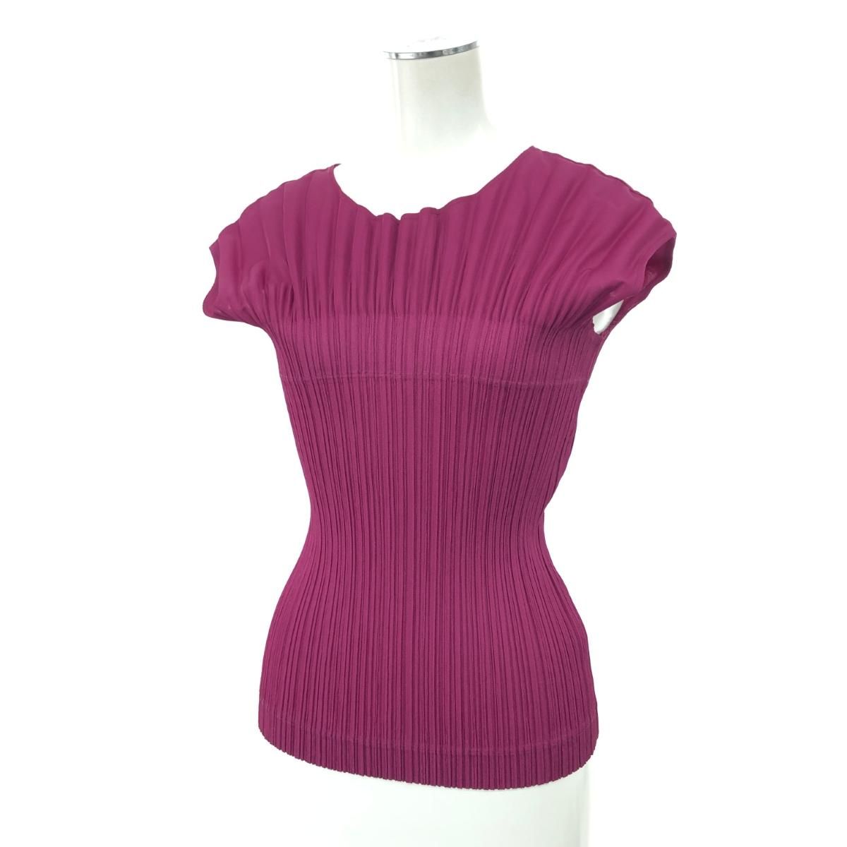 PLEATS PLEASE プリーツプリーズ ノースリーブカットソー サイズ:3
