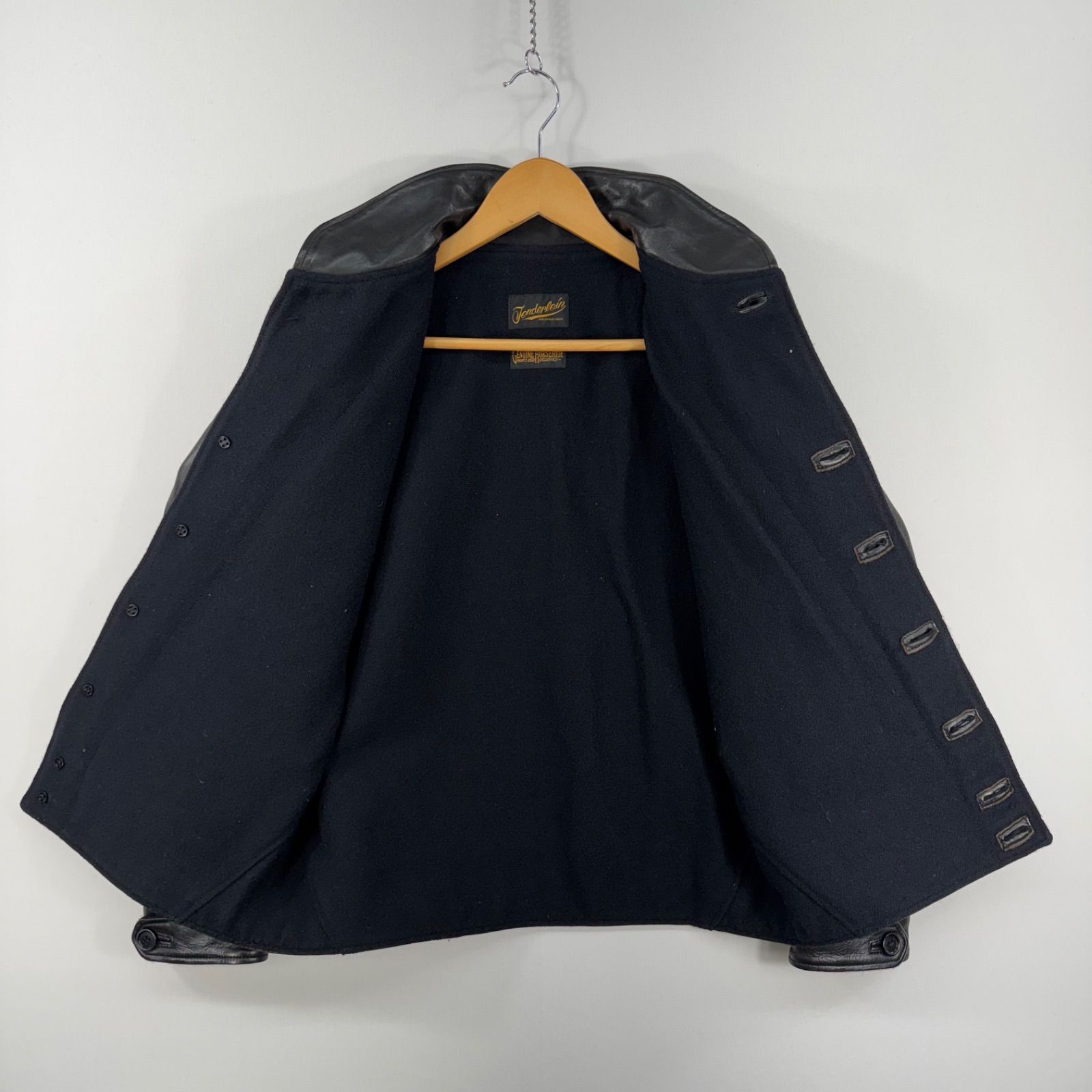 TENDERLOIN テンダーロイン T-HIDE S ショールカラー 茶芯 ホース