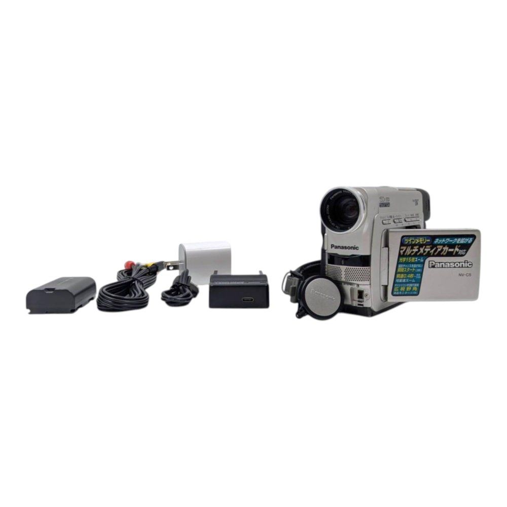 【Panasonic】ビデオカメラ NV-C5本体セット＆アクセサリーキット Panasonic パナソニック NV-C5 ビデオカメラ miniDV - メルカリ