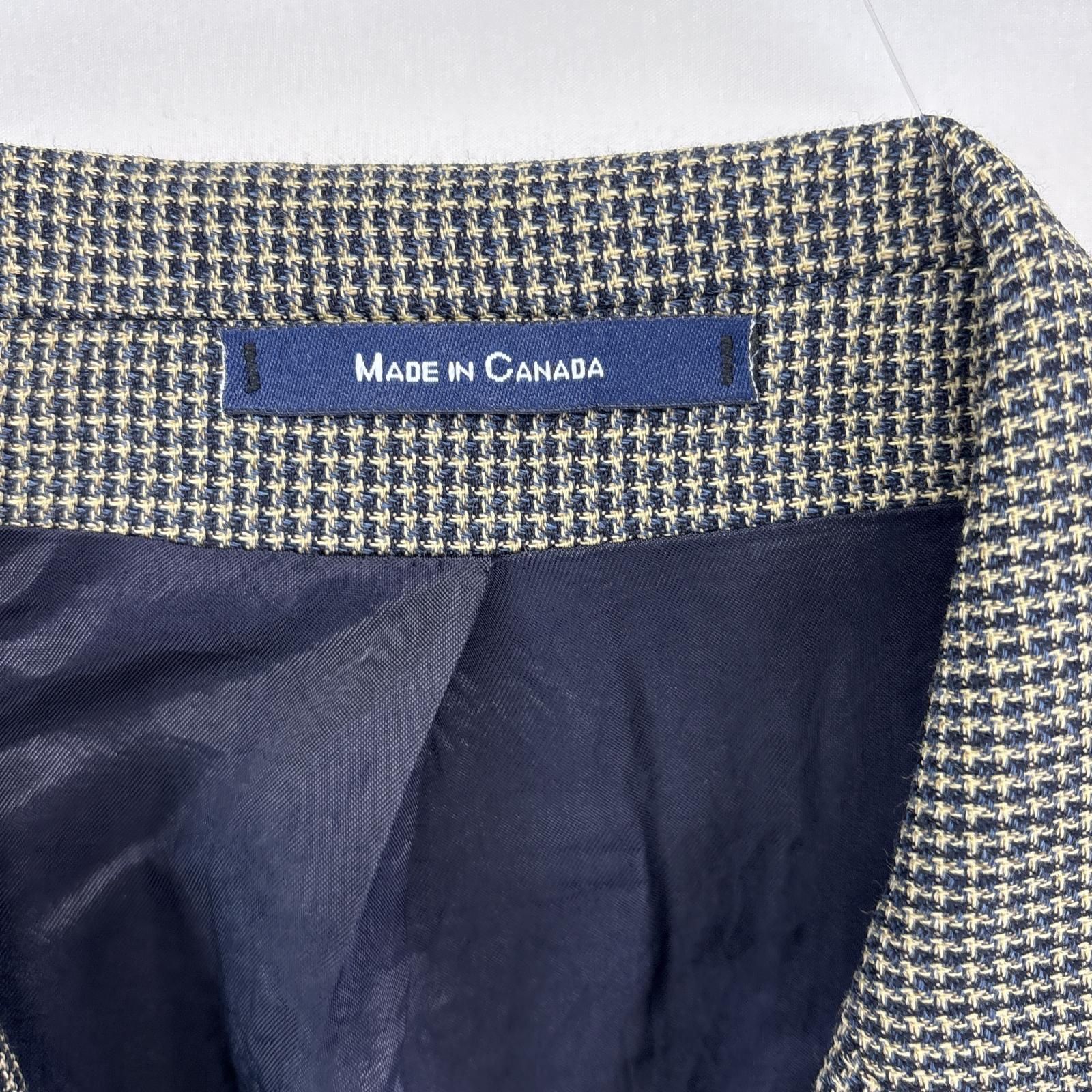 POLO RALPH LAUREN ツイードジャケット ネイビー 42R ラルフ 古着 ラルフローレン RALPH LAUREN テーラードジャケット スーツ