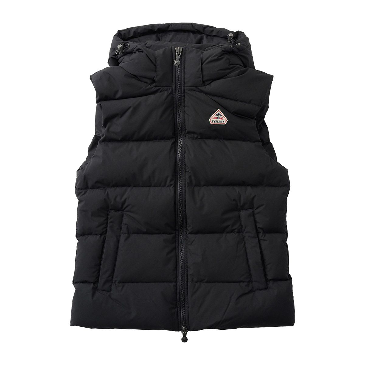 新品 ピレネックス PYRENEX ダウンベスト スプートニック ミニリップストップ ブラック S