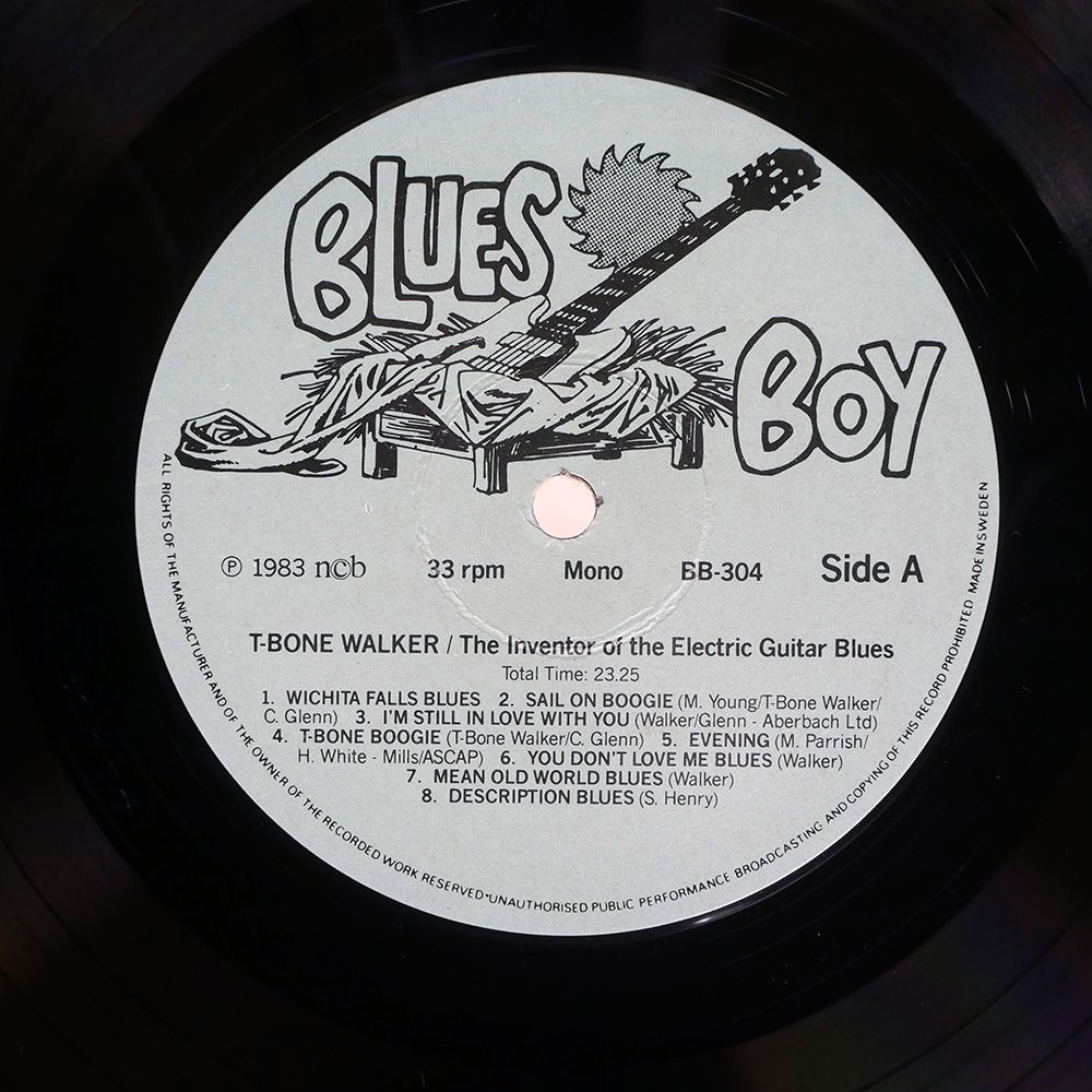 スウェーデン盤 T-BONE WALKER/INVENTOR OF THE ELECTRIC GUITAR
