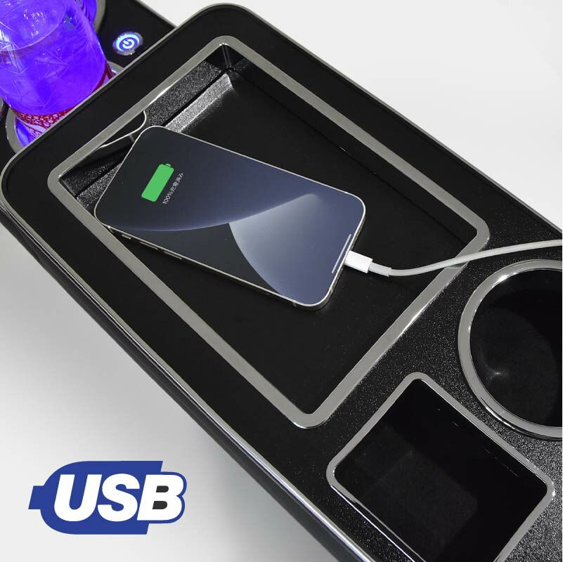 ステップワゴン ステップワゴンスパーダ コンソールボックス ウォークスルー USB シガー ドリンクホルダー トレー LED 充電 スマホ 収納 内装  パーツ RK1 RK2 RP1 RP2 RK5 RK6 RP3 RP4 - メルカリ