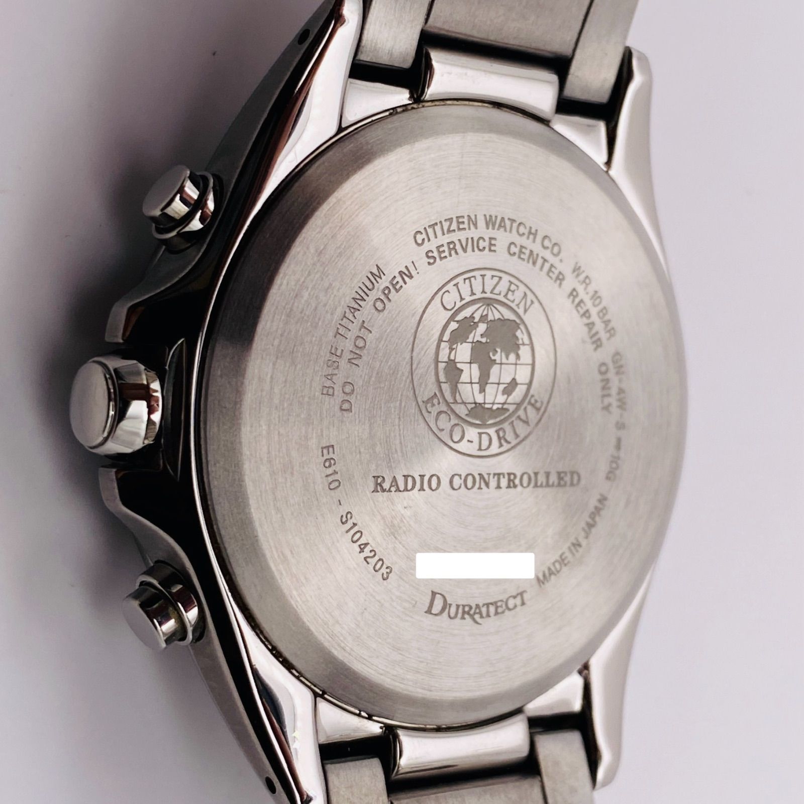 T332）美品 稼働品 CITIZEN シチズン 電波ソーラー ECO-DRIVE ATTESA 