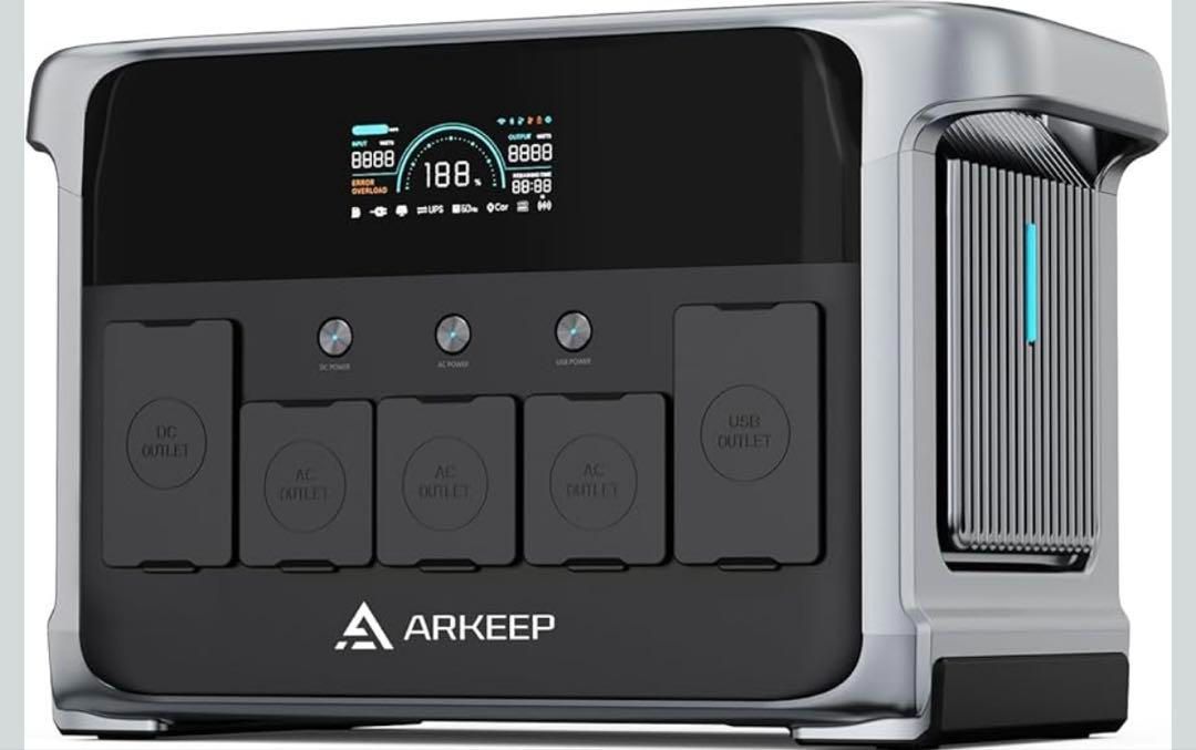 新品 ARKEEP ポータブル電源 1152Wh 未開封品 大容量 10出力 - メルカリ