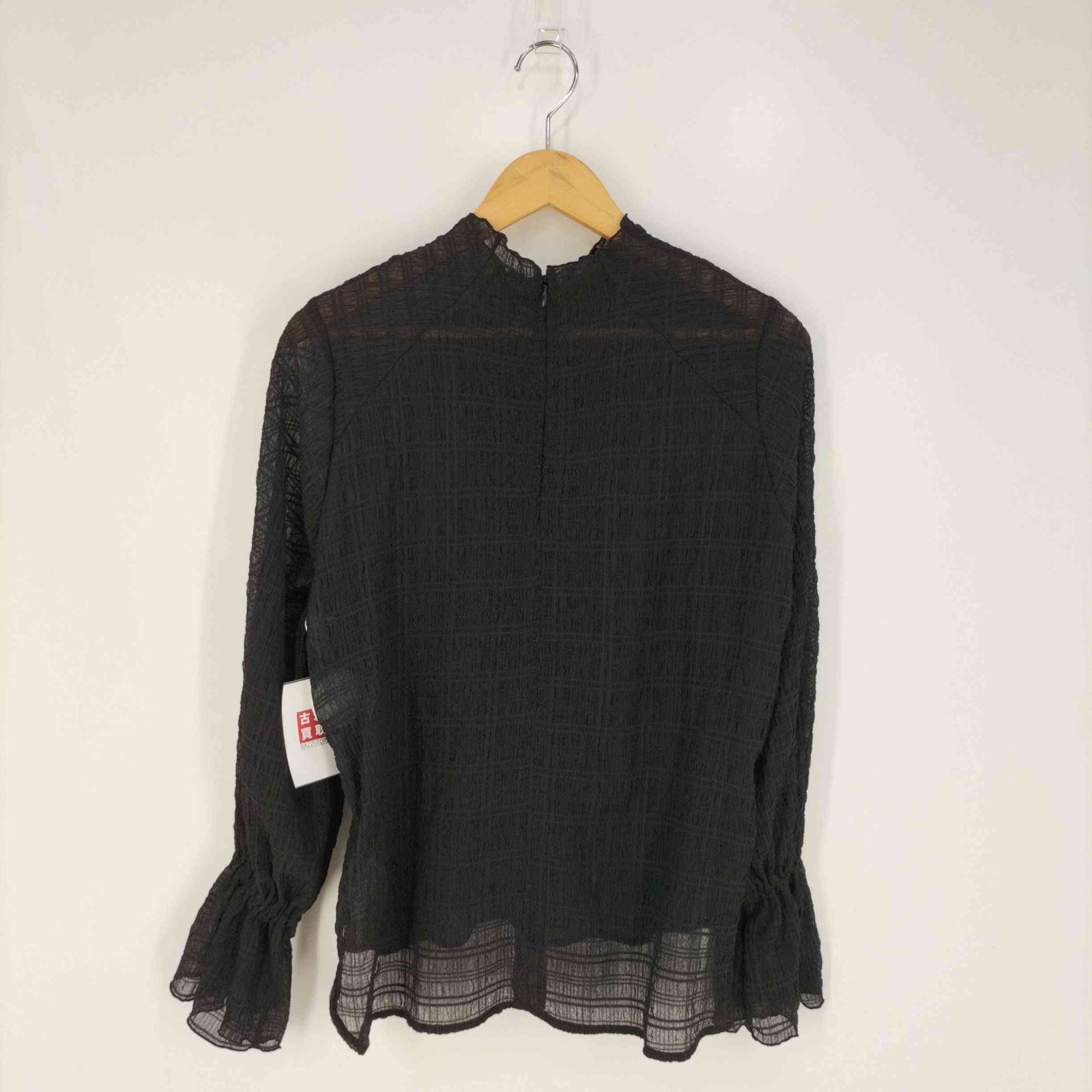 foufou / フーフー | 2022SS | seersucker mellow blouse ブラウス | ブラック | レディース フーフー FOUFOU seersucker mellow blouse シアサッカー メロウ