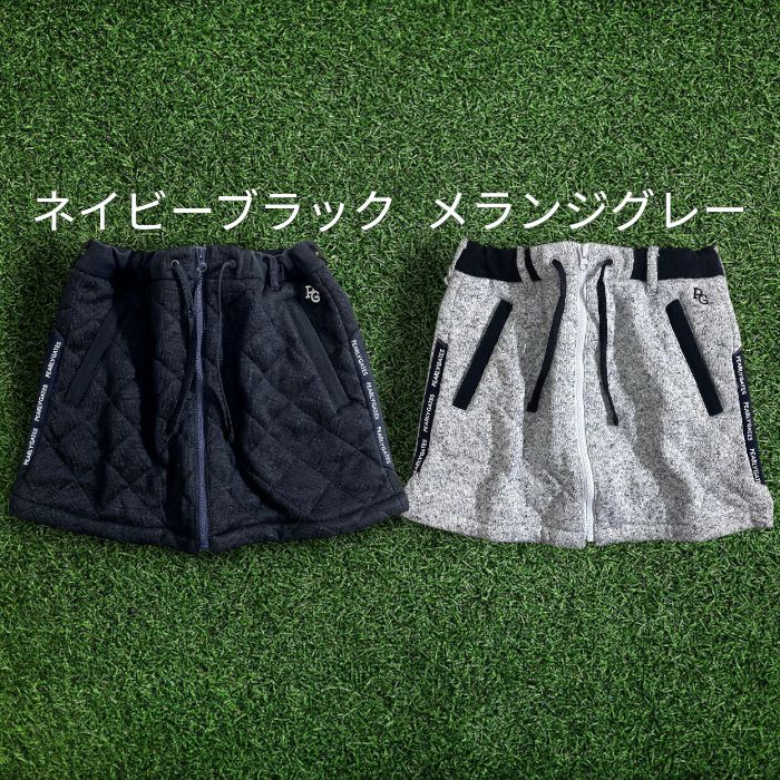 タグ付新品】パーリーゲイツ ニットフリース×DIAPLEX スカート 0