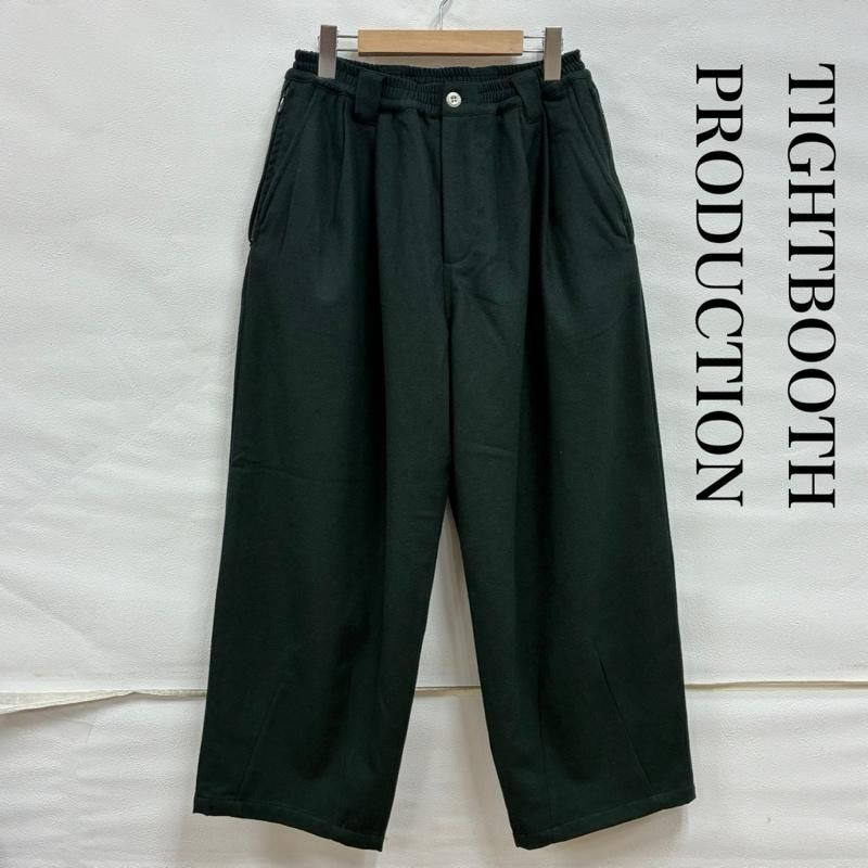 TIGHTBOOTH タイトブース その他ボトムス ウール ポリエステル ワイド バギー バルーンパンツ ダークグリーン