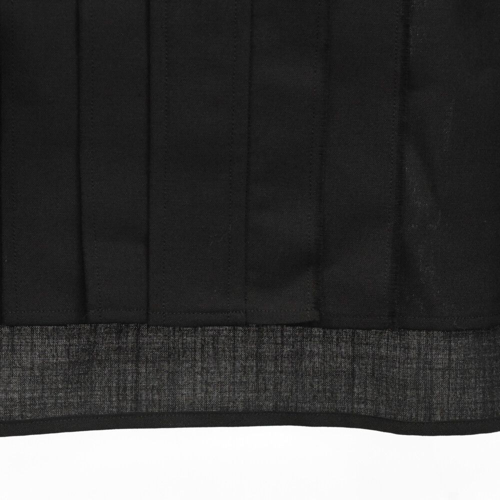 Sacai (サカイ) 24SS ポケット付き プリーツ長袖ポプリンシャツ