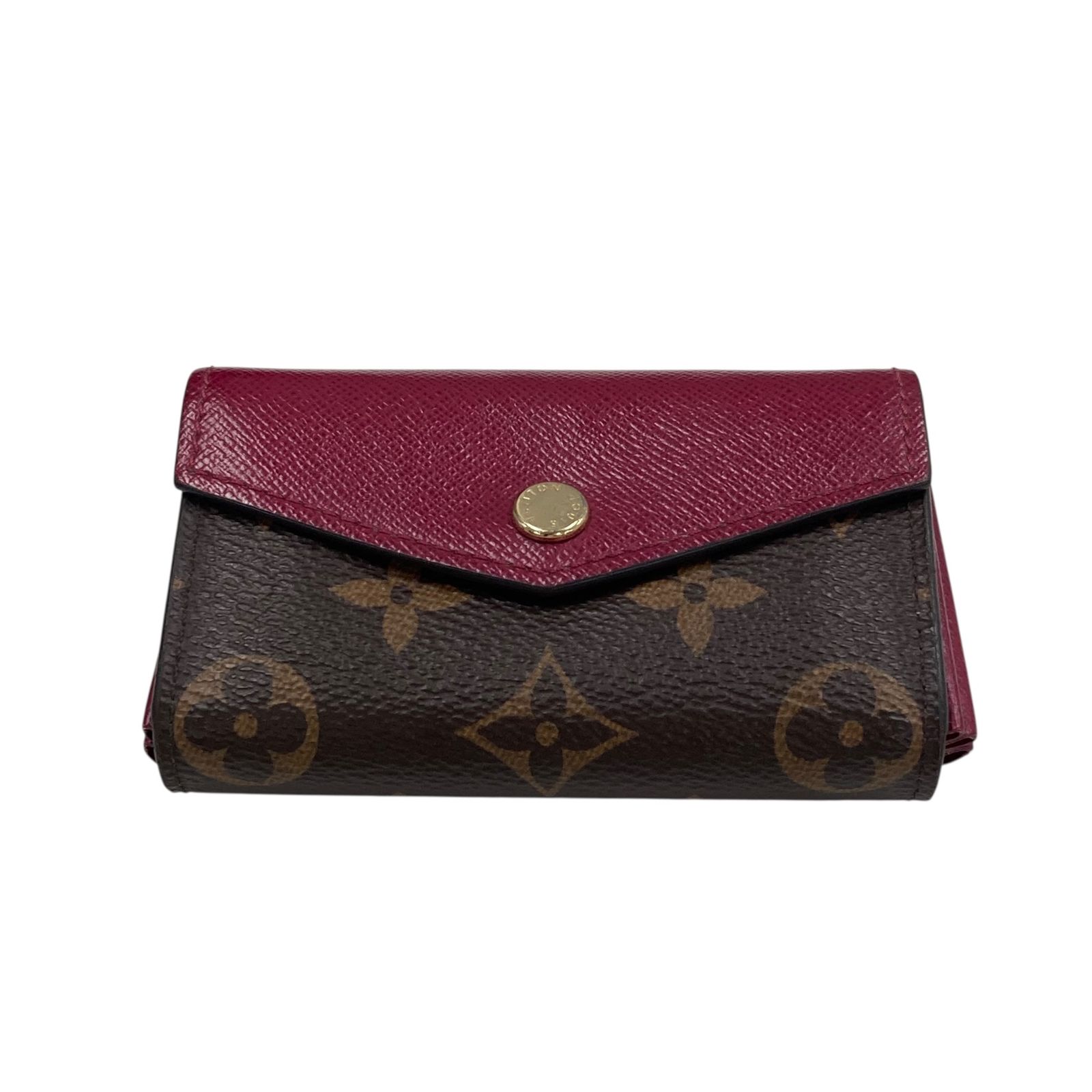 真贋判定済 LOUIS VUITTON ルイヴィトン ミュルティカルトサラ M61273 茶色×ピンク B0408EAPQV