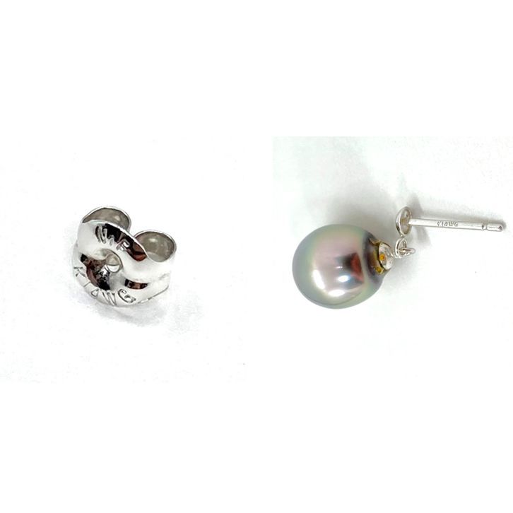 大粒!】黒蝶真珠 国蝶パール 大粒 11.0mm ネックレス＆ピアス 2