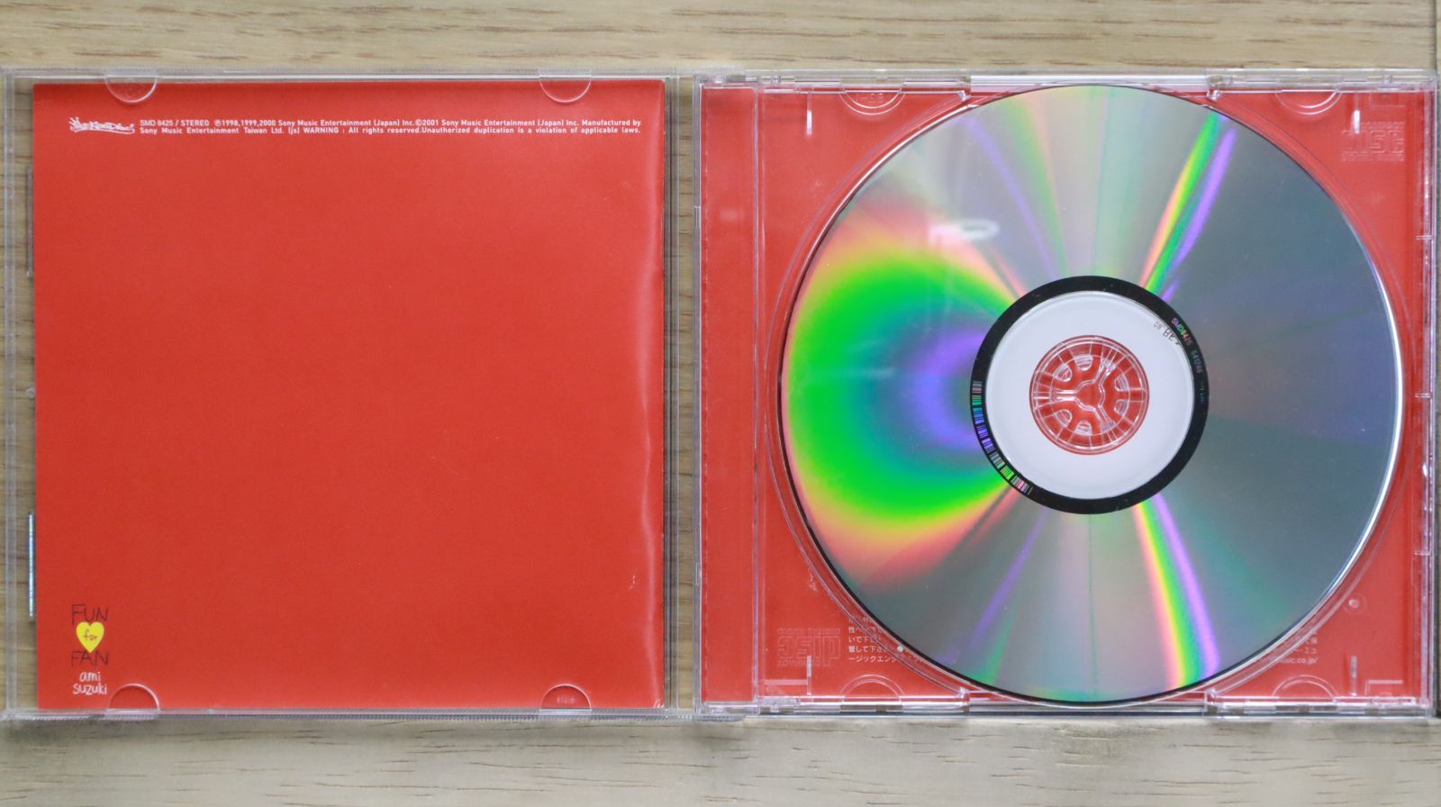中古CD☆鈴木あみ/□ FUN for FAN 【SMD8425/4716331842528