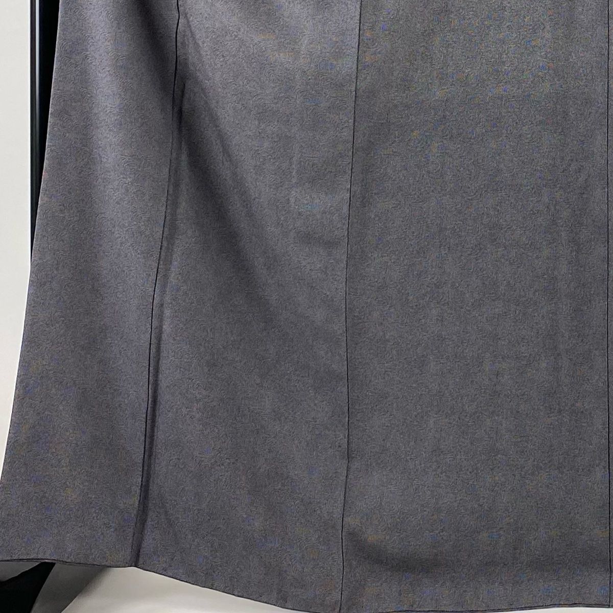 江戸小紋 身丈168cm 裄丈67cm M 袷 鮫文 黒灰 正絹