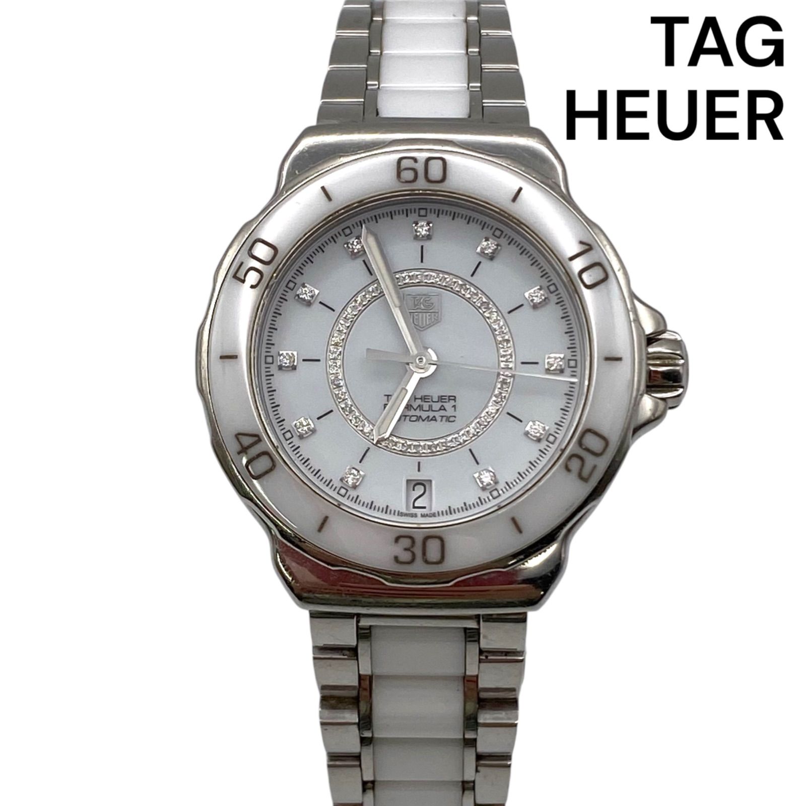 ●タグホイヤー TAG HEUER フォーミュラ1 12Pダイヤ 腕時計 クォーツ 稼働品 レディース 5D558