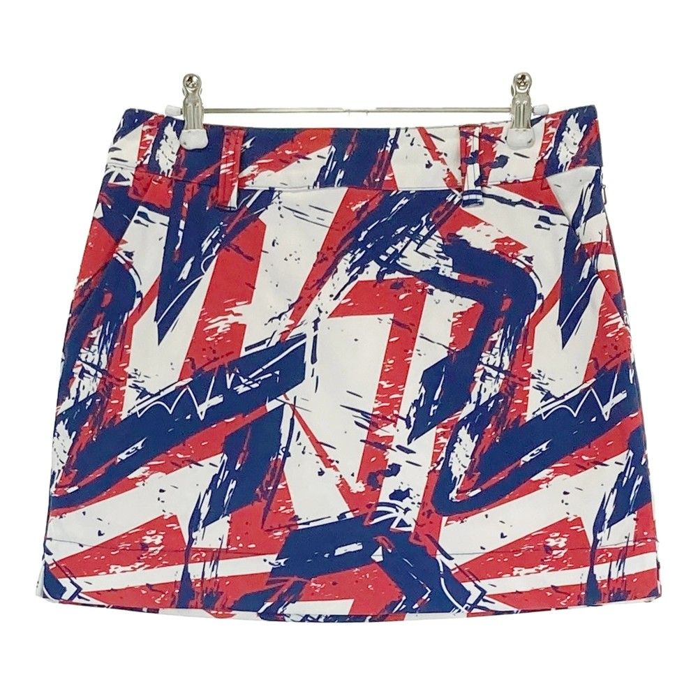 サイズ：L LOUD MOUTH ラウドマウス  インナー付 スカート アーバンパトリオット 総柄 ホワイト系 [240101307289]# ゴルフウェア レディース ストスト