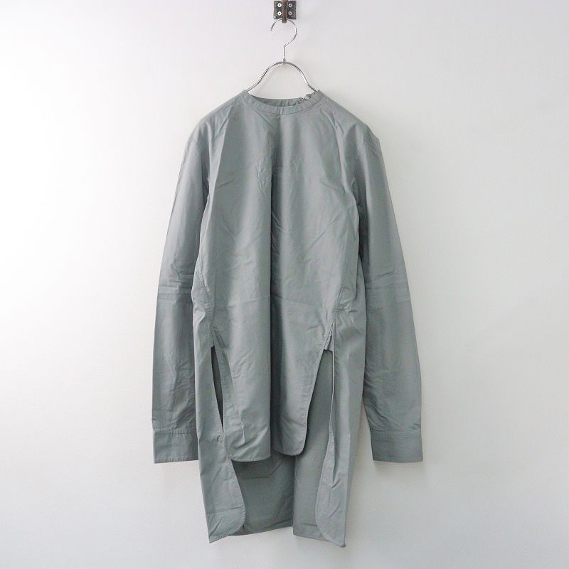 サイズ36 CHIEKO+ コットンシルク ドレスシャツ