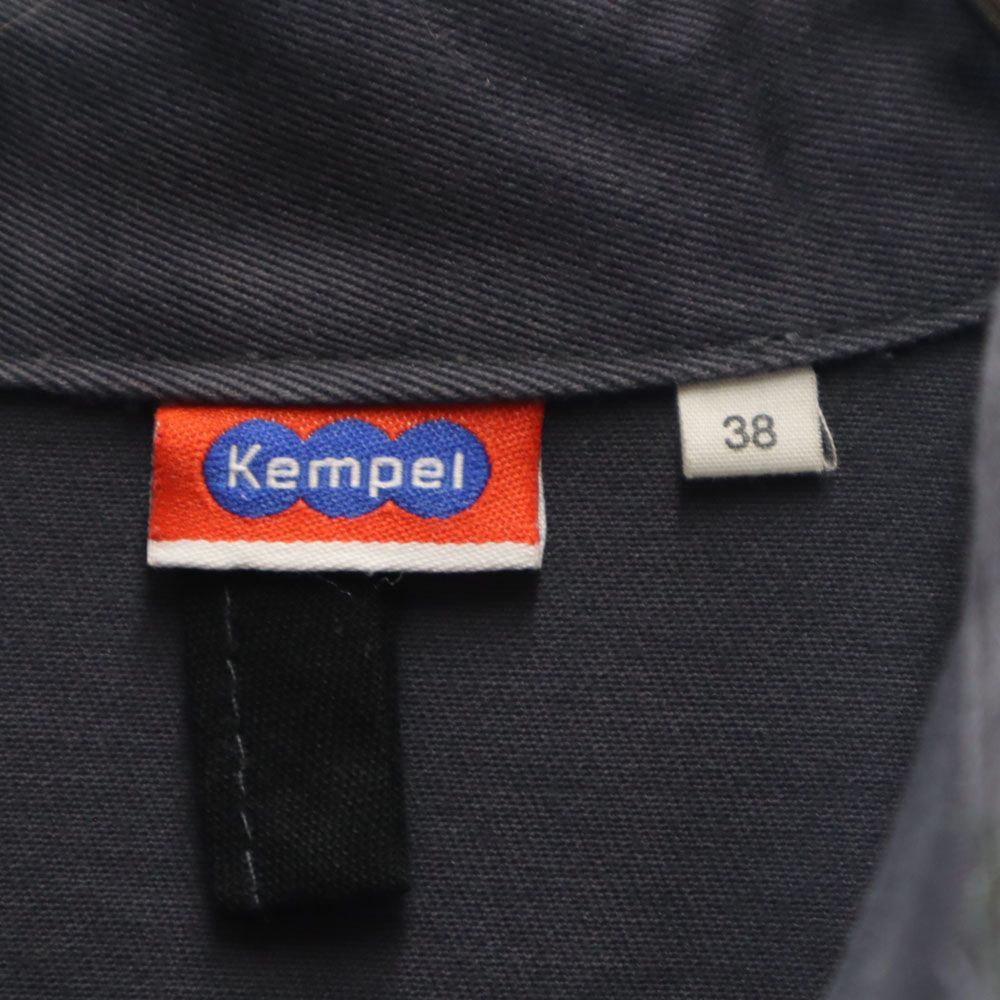 ケンペル EU製 コート 38 チャコールグレー KEMPEL メンズ 古着