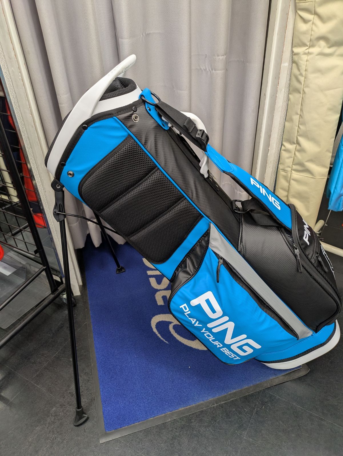 新品未使用品】PING CB-P2405 ライトスタンド キャディバック ブルー 