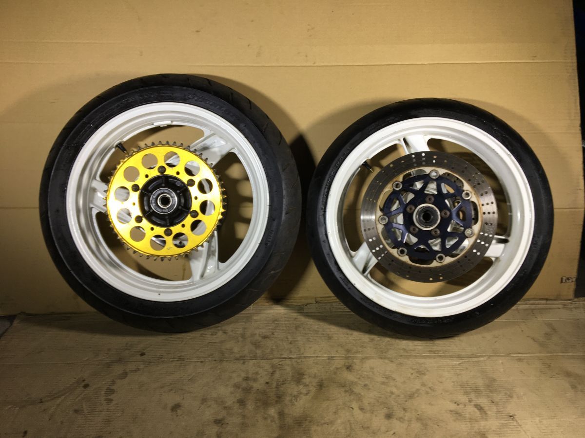 ZZR400 ZX400N 前後 ホイール セット ディスク付 レストア 流用