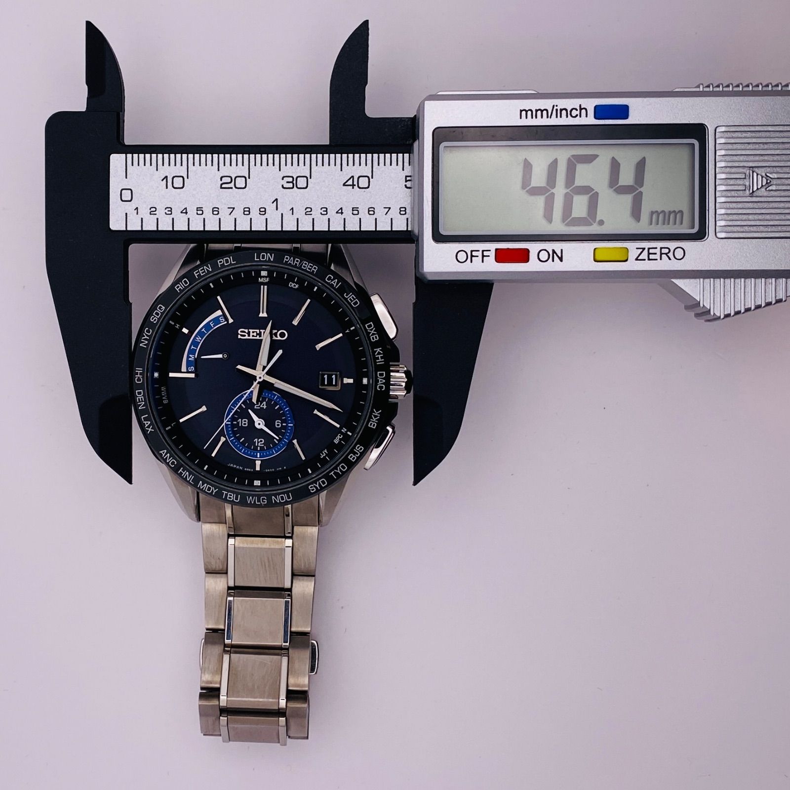 8b63-0aa0 ファッション SEIKO セイコーブライツ 電波ソーラー チタン