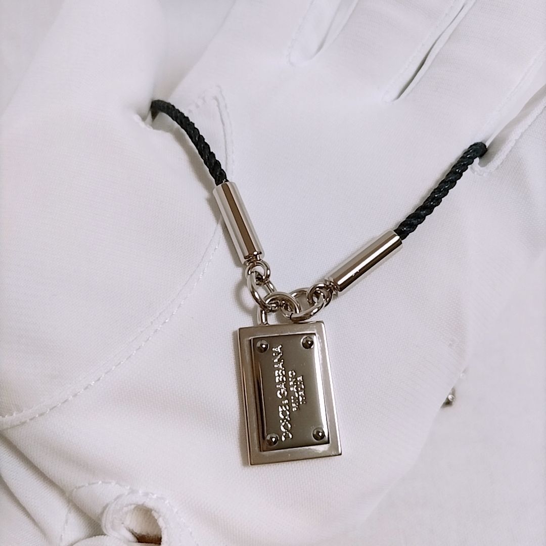 DOLCE AND GABBANA マリーナ コード ネックレス 新品未使用】Dolce & Gabbana コードネックレス マリーナ