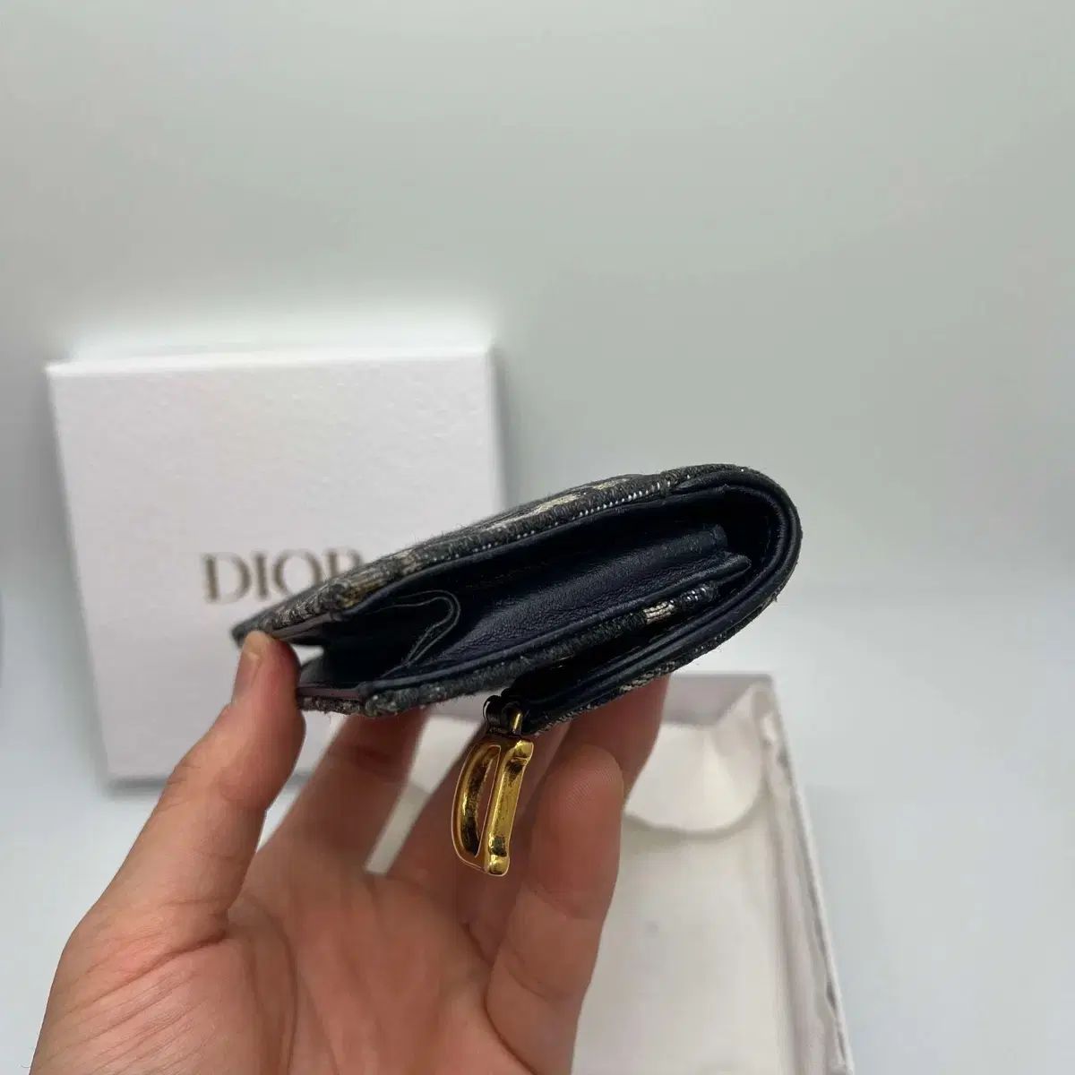 付属品完備 Dior(ディオール) オブリーク サドルバッグ カード 