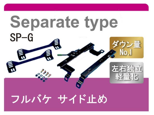 [レカロSP-G]F31系 レパード(セパレート)用シートレール[カワイ製作所製]