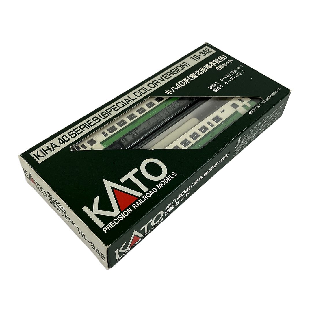 KATO 10-342 キハ40系 東北地域本社色 2両セット Nゲージ 鉄道模型 良好 Y10443341