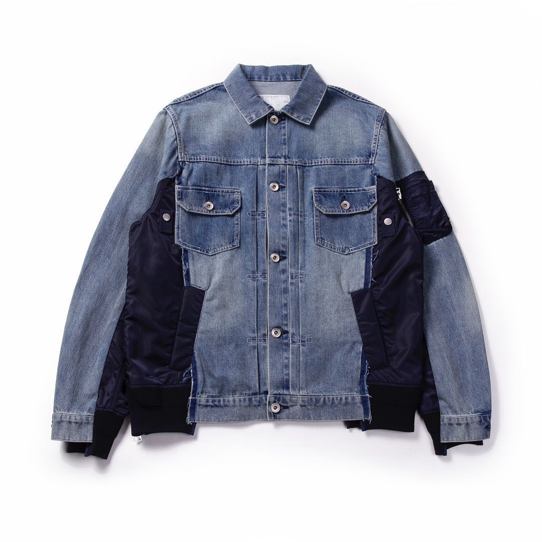 Sacai Denim x Nylon Twill Jacket ジャケット ​メンズ サイズS​