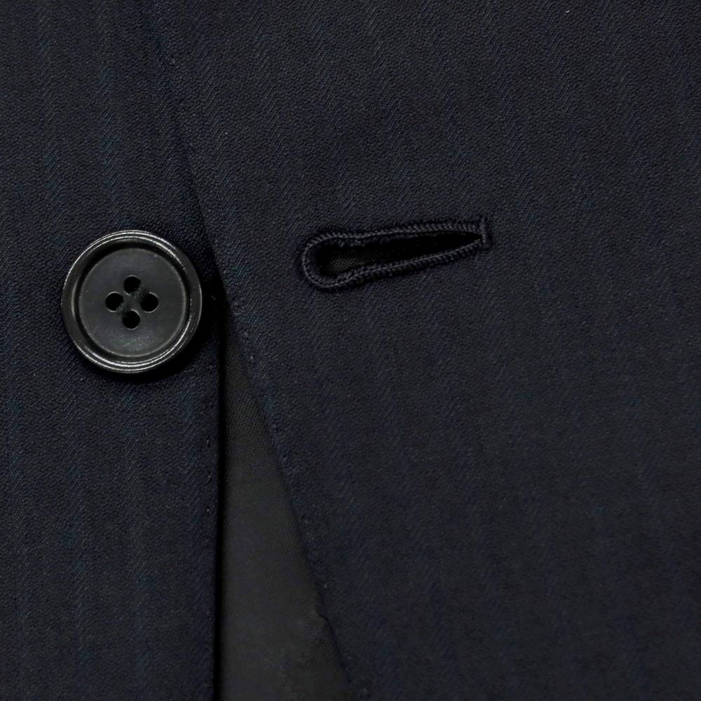 【中古】ブリオーニ Brioni SUPER150’S ウール ストライプ 2つボタンスーツ ダークネイビー【サイズ46】【メンズ】 中古】ブリオーニ Brioni SUPER150'S ウール ストライプ 2つボタン
