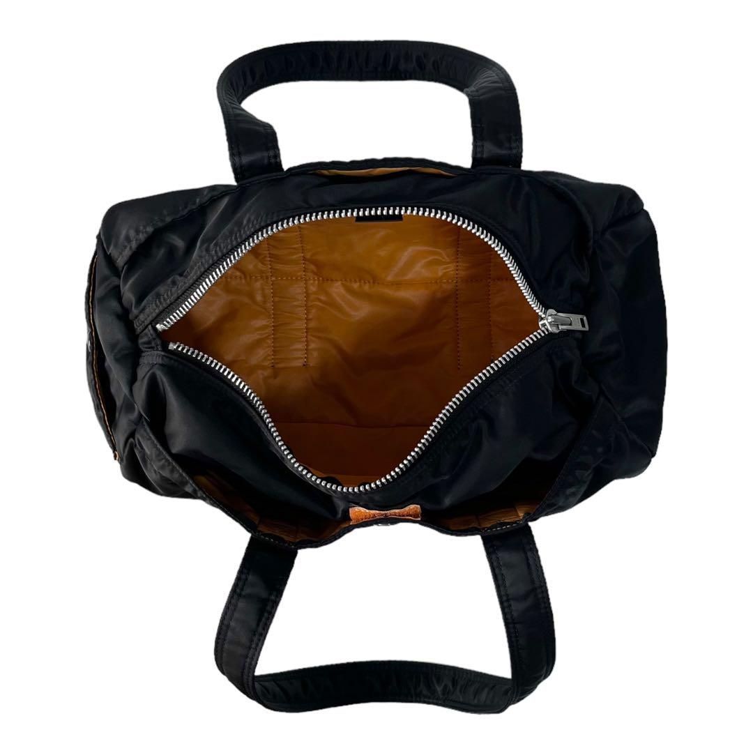 美品ポータータンカー　ダッフルバッグＬ　ブラック 極美品】porter タンカー ダッフルバッグ L ブラック ボストン