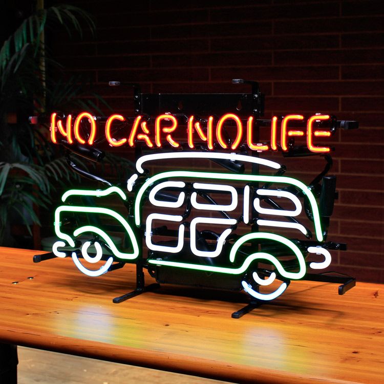 ネオンサイン / NO CAR NO LIFE ノーカーノーライフ 高さ33.5×幅 ネオンサイン / NO CAR NO LIFE ノーカーノーライフ 高さ33.5×幅