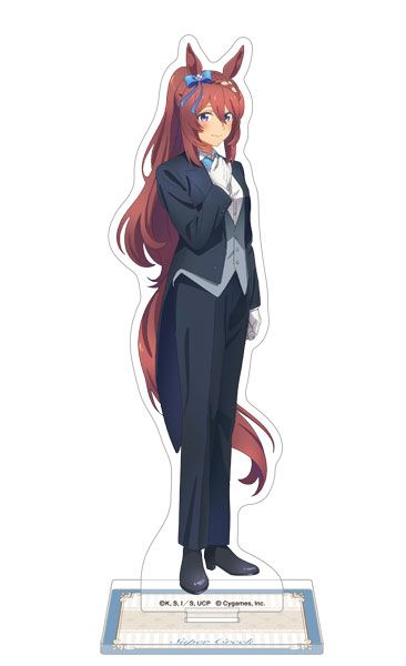 聖蹄祭へようこそ！トレセン学園メイド喫茶　バッジ　スーパークリーク　30点 ウマ娘 シンデレラグレイ アクリルスタンド スーパークリーク 聖