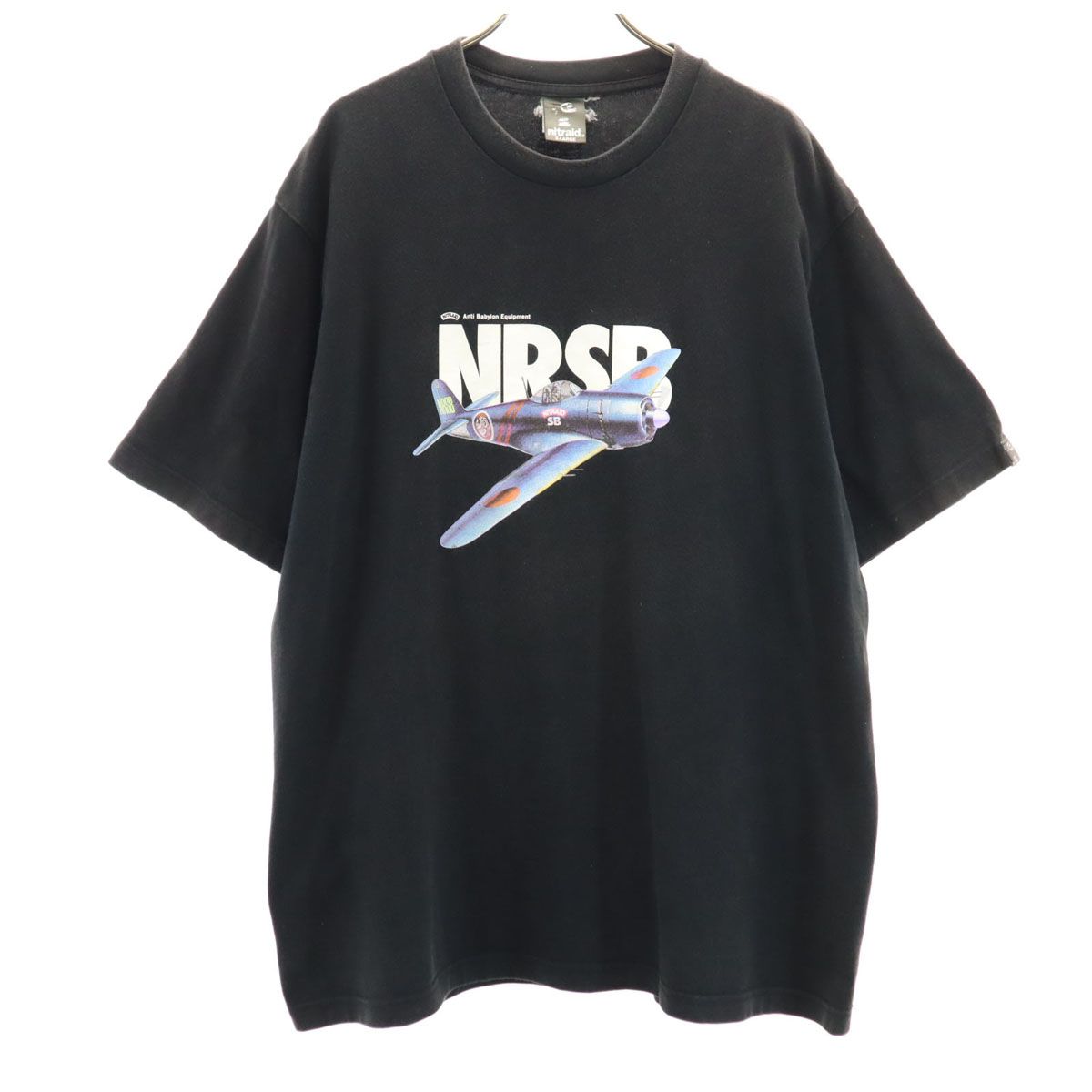 NITRAID REALWEED SKULL ロンT 黒 XL 古着 nitraid ナイトレイド 日本製 NRSB 半袖 Tシャツ XL ブラック