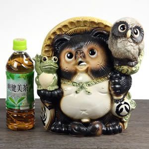 信楽焼 たぬき 置物たぬきの置物 信楽焼 狸 タヌキ 玄関先 開店